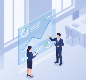 Informes contables con gráficos e indicadores usados para decisiones empresariales.